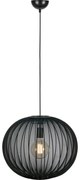 Lustră pe cablu Markslöjd 108791 FORENCE 1xE27/40W/230V d. 50 cm negru