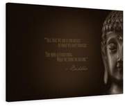 Tablou canvas Motivational Buddha 120x80 cm
