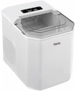 Aparat cuburi de gheata Oliver Voltz OV51447B, 120W, 12 kg/24 ore, 1.3 L, 9 cuburi/ ciclu de operare, Indicator de gheata si apa, Alb