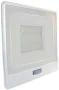 Proiector LED cu senzor LED/50W/230V 4000K IP65 alb