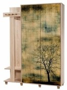 Cuier cu dulap Garmanto Tree Sonoma Oak Double