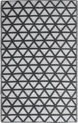 vidaXL Covor de exterior, ARAKIL negru, 140x200 cm, PP