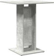 vidaXL Masă de bistro, gri beton, 60 x 60 x 75 cm, lemn prelucrat