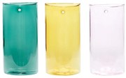 Vaze 3 buc. din sticlă lucrate manual (înălțime 19 cm) Popsicle – Hübsch
