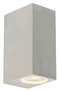 Aplică modernă din aluminiu cu 2 lumini IP44 - Baleno