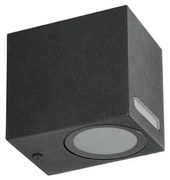Aplică de exterior QUERK 1xGU10/35W/230V IP54 8 cm negru