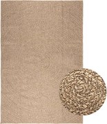 vidaXL Covor ZIZUR aspect iută 160x230 cm, pentru interior și exterior