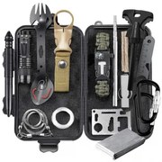 Cutie de salvare - kit de supraviețuire 18 în 1