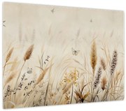 Tablou pe sticlă - Pajiște sălbatică (70x50 cm)