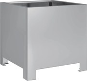 vidaXL Jardinieră de grădină, 30x30x30 cm, oțel galvanizat