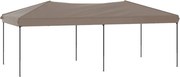 vidaXL Cort pliabil pentru petreceri, gri taupe, 3x6 m