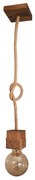Pendul rustic fabricat manual din lemn Lucca