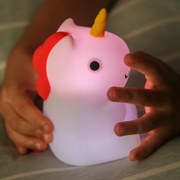 Lampă LED RGB tactilă reîncărcabilă dimabilă pentru copii MegaLight MAGGY EGG LED/5V