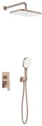 KFA Armatura 4529-501-34 - Set de duș MALAGA cu baterie încastrată, aur roz