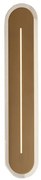 Aplica LED de perete baie metal alama satin IP44 Couper L-42cm