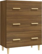 vidaXL Servantă, stejar maro, 70x34x90 cm, lemn prelucrat