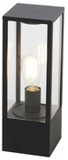 Lampă de podea industrială neagră 40 cm IP44 - Charlois