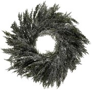 Ghirlanda artificială din tuia, diametru 70 cm,înzăpezită