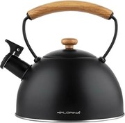 Florina Ceainic din oțel inoxidabil Natura Line 1,8 l, negru