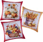 decoDoma Set de 3 feţe pernuţe PUMPKINS, 40 x 40 cm