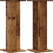 vidaXL Suporturi de plante 2 buc. lemn vechi 30x30x80cm lemn prelucrat