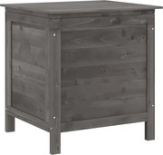 vidaXL Ladă depozitare grădină antracit 50x49x56,5 cm lemn masiv brad