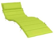vidaXL Perna de șezlong pentru soare Verde 178 x 60 x 4 cm