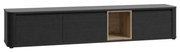 Comodă TV INAR, negru/maro