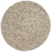 Covor Think Rugs Vista, ø 133 cm, crem
