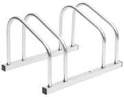 vidaXL Suport de biciclete, pentru 2 biciclete, oțel galvanizat