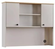 Unitate birou cu rafturi si port USB, 120x26x98 cm, colectia Sirius