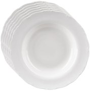 Orion Set de farfurii adânci din porțelan Mona rim6 buc, 23 cm