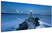 Tablou cu far și marea (120x50 cm)