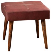 Taburet NUTO, 46 x 46 cm, roșu