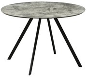 Masa rotunda design gri beton ATELIER 100cm