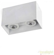 Plafoniera design modern minimalist TECTO-2 alba 63272