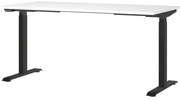 Birou cu blat alb cu înălțime ajustabilă electric 80x160 cm Jet – Germania