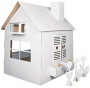 copilăresc casă de carton Tektorado - Floral casa mica