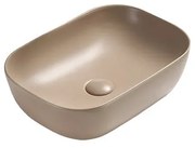 Mexen Rita chiuvetă pe blat 45 x 32 cm, cappuccino mat - 21084564