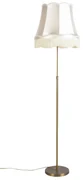 Lampă de podea bronz cu abajur Granny crem 45 cm reglabil - Parte