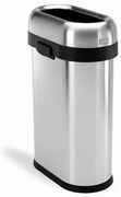 Coș de gunoi pentru spații comerciale Simplehuman 50 l, oțel inoxidabil