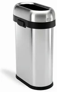 Coș de gunoi pentru spații comerciale Simplehuman 50 l, oțel inoxidabil
