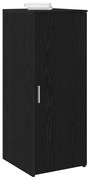 vidaXL Dulap de depozitare negru 40x45x103,5 cm, lemn stratificat