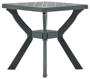 vidaXL Masă de bistro, verde, 70x70x72 cm, plastic