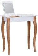 Măsuță de toaletă cu oglindă Ragaba Dressing Table, lungime 65 cm, albă
