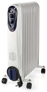 Nedis HTOI30WT11 - Radiator portabil cu ulei, 11 aripi, 1000/1500/2500W, 230V