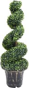 vidaXL Plantă artificială de cimișir cu ghiveci, verde, 100cm, spirală
