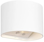 Corp de iluminat pentru exterior LED de perete cu senzor de mișcare cu USB (înălțime 10 cm) Genie – Trio