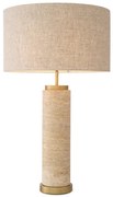 Veioza, Lampa de masa design LUX Lxry, travertin