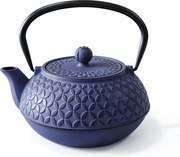 Ceainic din fontă cu infuzor SABI, 1000 ml, bleumarin